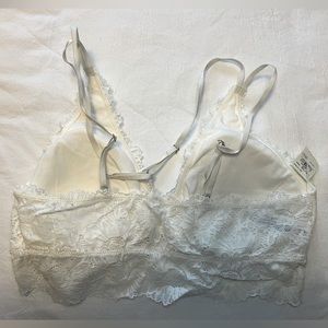 Aerie Bralette. Color is Soft Muslim in size Medium.